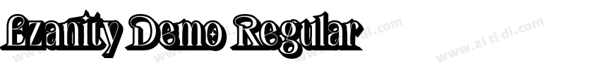 Ezanity Demo Regular字体转换